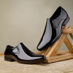 t-rock Stylish Official Formal Wedding Party wear Shoes for Men and Boys Slip On For Men image 2