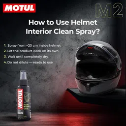 motul MTCD-181 Polish & M1 Helmet Visor clean & M2 Interior Clean Spray Mould Release image 4