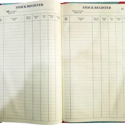 lrs Stock Register - 200 Pages - 70 GSM Ledger Paper - Hard Bound Stock Register - Hard Bound - 200 Pages - 70 GSM Ledger Paper 0-Part Stock Register image 2