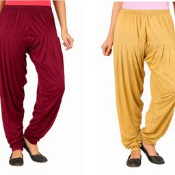 fashwave Cotton Blend Solid Patiala-picture-21