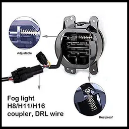 maties LED Fog Lamp Unit for Isuzu Universal For Car image 3