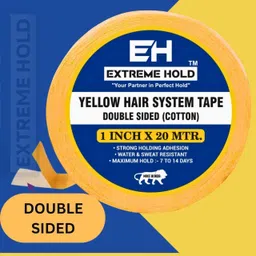 extreme hold 20m Yellow Wig Tape Double Sided Strong hold, Waterproof Hair Patch toupee Tape Hair Accessory Set image 4