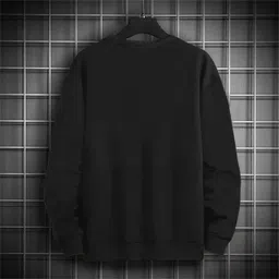 manico Men Printed Round Neck Cotton Blend Black T-Shirt image 2