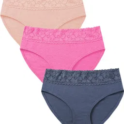 Pack of 3 Women Bikini Multicolor Panty-image-39