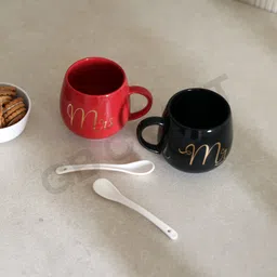 gb craft Mr & Mrs Couple / Ceramic/ Coffee/ Tea Ceramic Coffee Mug image 3