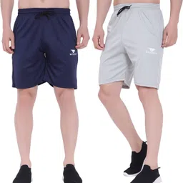 mgc maanu Pack of 2 Solid Men Multicolor Beach Shorts-picture-13