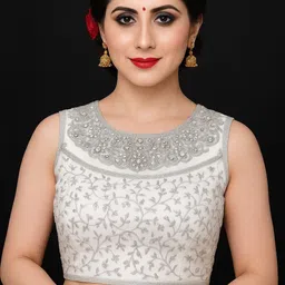 khushmogalhub Halter Neck Women Blouse-picture-11