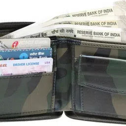 fabacle Men Trendy, Casual Multicolor Artificial Leather Wallet image 2