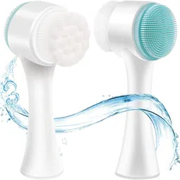 sukhrup 2 In 1 Deep Pore Cleaning Face Cleansing Exfoliating Brush image 1