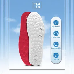haux PU Insole Red-7 PU Arch Sports, Orthotic Shoe Insole image 4