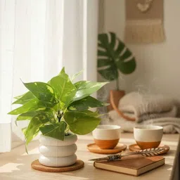 archanaent Artificial Plant with Pot image 3