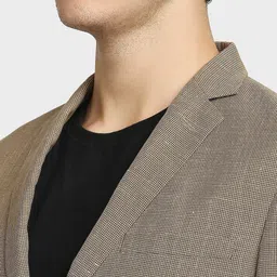 colorplus Men Checkered Single Breasted Casual Blazer image 2
