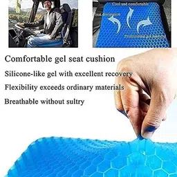 nd brothers Breathable Honeycomb Cushion Memory Seat Pillow Flex Pillow Back Support Back / Lumbar Support image 3