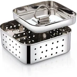 breyers Stainless Steel Square Shape Indian Paneer/Tofu Press Mould Maker Colander-picture-20