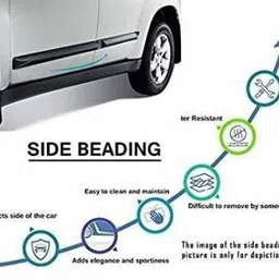 carshade TATA ALTROZ SIDE BEADING DUAL COLOUR Car Beading Roll For Door image 4