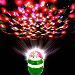 meira jewellery 4 LEDs 1 m Multicolor Color Changing Bulb Rice Lights image 1