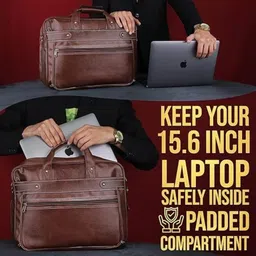 jairaj Men & Women Brown Messenger Bag image 3