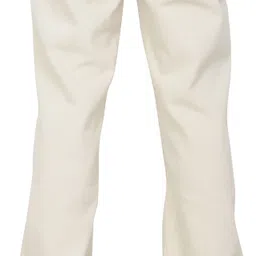 zaba denim Men Loose Fit Mid Rise White Jeans image 2