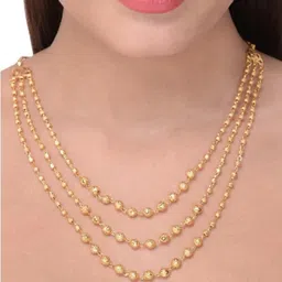soni Gold-plated Plated Brass Necklace-picture-15