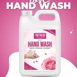 wng Liquid Handwash,Balanced, Skin Moisturizing, Soft Skin,Rose Hand Wash image 3