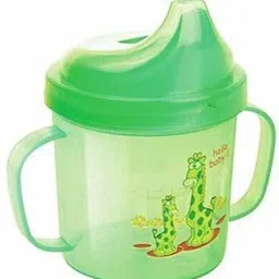 Anti-Spill Little Sippy Cup 300ml with Sipper Cover and Lid, Sipper Cup, Sipper Cup with Straw, Sipper Cup for Baby (Pack of 1)-image-5