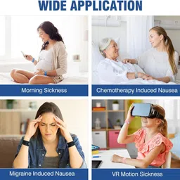 siopaworld Motion Sickness Band Anti Nausea Relief Acupressure Wristband Travel Adult Kid Hand Grip/Fitness Grip image 5