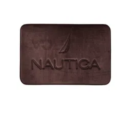 Nautica Brown Anti-Skid 2000 GSM Bath Mat image 3