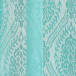 SWAYAM Green & White Ethnic Motifs Sheer Long Door Curtain image 2