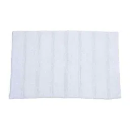 Beige Solid Cotton 20x31 Inches Anti Skid Bath Mat-image-69