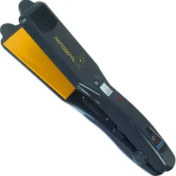 PROFESSIONAL FEEL PF-1100 Professional Hair Straightener With 4 X Protection Coating Gold Women's Straightening Styler Machine for Hair Saloon 4 X Protection Gold Coating Electric Hair Styler Hair Straightener-picture-24