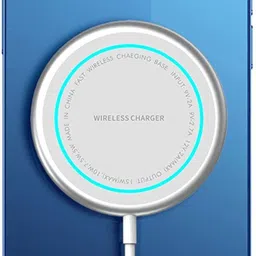 TANTRA Mag Power Compatible with Mag-Safe Wireless Charger, Magnetic Wireless Charging Pad Compatible with Mag-Safe on iPhone 12 Mini/iPhone 12/12 Pro/12 Pro Max/iPhone 13 Series (Aluminium) Charging Pad-picture-23