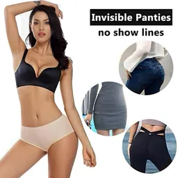 bb black blur Pack of 9 Women Hipster Multicolor Panty image 4