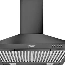 prestige Dura Plus Contemporary Black Wall Mounted Black 1000 CMH Chimney-picture-12