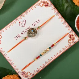 Designer ALF-140 Assorted Rakhi Set-image-12