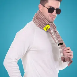 MHAX Checkered Men Muffler image 3