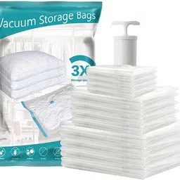 pack more 5 Pack Space Saver Vacuum Bags (1 Large/2 Medium/2 Small) Travel Storage Vacuum Bags-picture-12