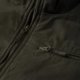 roadster Men Solid Bomber Jacket image 2
