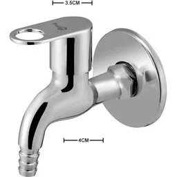 prestige Prime Nozzel Bib Cock Pack Of 1 Finish Chrome platet Tap Made Of Brass Faucet Bib Cock Bathroom Tap Nozzle Cock Faucet image 3