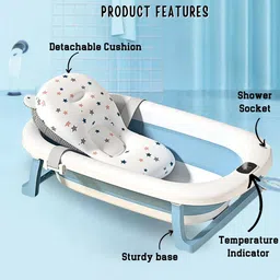 little olive Splash & Play Baby Bath Tub for Kids - Safe, Fun, and Perfect for 1-Year-Olds image 5