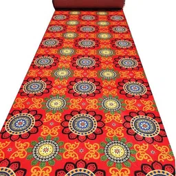 acarpet Red, Yellow Synthetic Carpet-picture-17