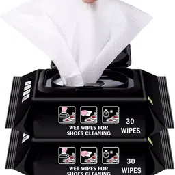 ALPHA Shoe Wipes Shoes Quick Remove Dirt Stain Shoe Cleaner (80 PIC.) Cleaner image 2