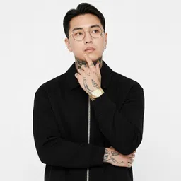 premiummcloth Men Solid Varsity Jacket-picture-10