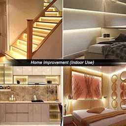 astern 360 LEDs 5 m Yellow Steady Strip Rice Lights image 5