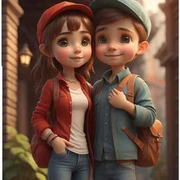 DHARKOTI Mi Redmi 8A 3D Couple Bestfriend Theme with Full Cover Protection Mobile Skin-picture-14