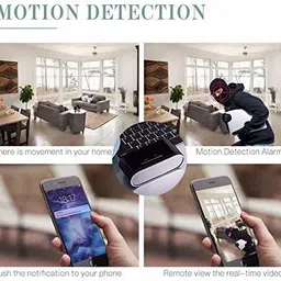 SIOVS Spy Wifi Camera Digital Table Clock Wireless Hidden Mini Camera Full HD 1080P, Low Light Vision, Motion Detection, Tiny Cams Small Nanny Cameras For Home Office Room Security Camera image 4