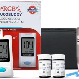 rgb Glucobuddy AC 300 with 50 Glucometer Strips |Sugar Testing Machine Glucometer-picture-26