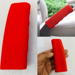 auto mt RED Silicone Car Hand Brake Cover Anti-slip Hand Brake Lever Cover Universal. Turbo Charger-picture-30