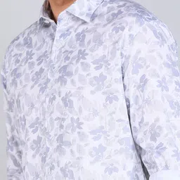 park avenue Men Slim Fit Printed Casual Shirt image 5