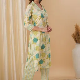 bkapparels Women Pure Cotton Kurta Pant Set image 3