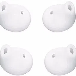 BBS TECH Anti-Slip Silicone Replacement Ear Tips_EO-BG920 Bluetooth Earphone (White) In The Ear Headphone Cushion image 1